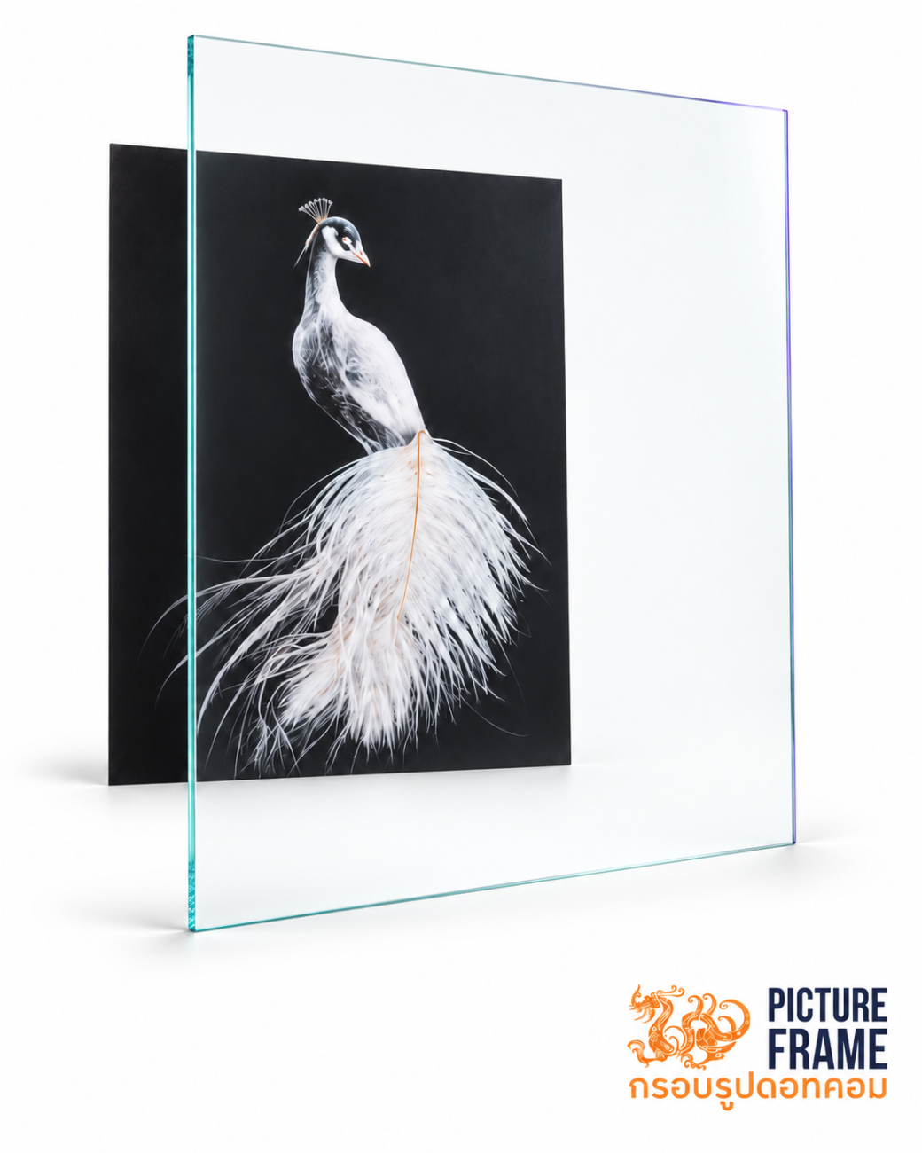 အလင်းပြန်လျော့ မှန် Anti Reflective Glass 2MM